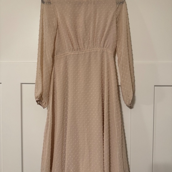 Bohme Soft Peony Pink Textured Midi Dress - Picture 2 of 4